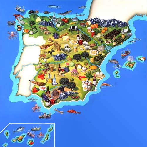 Winkelen per regio in Spanje