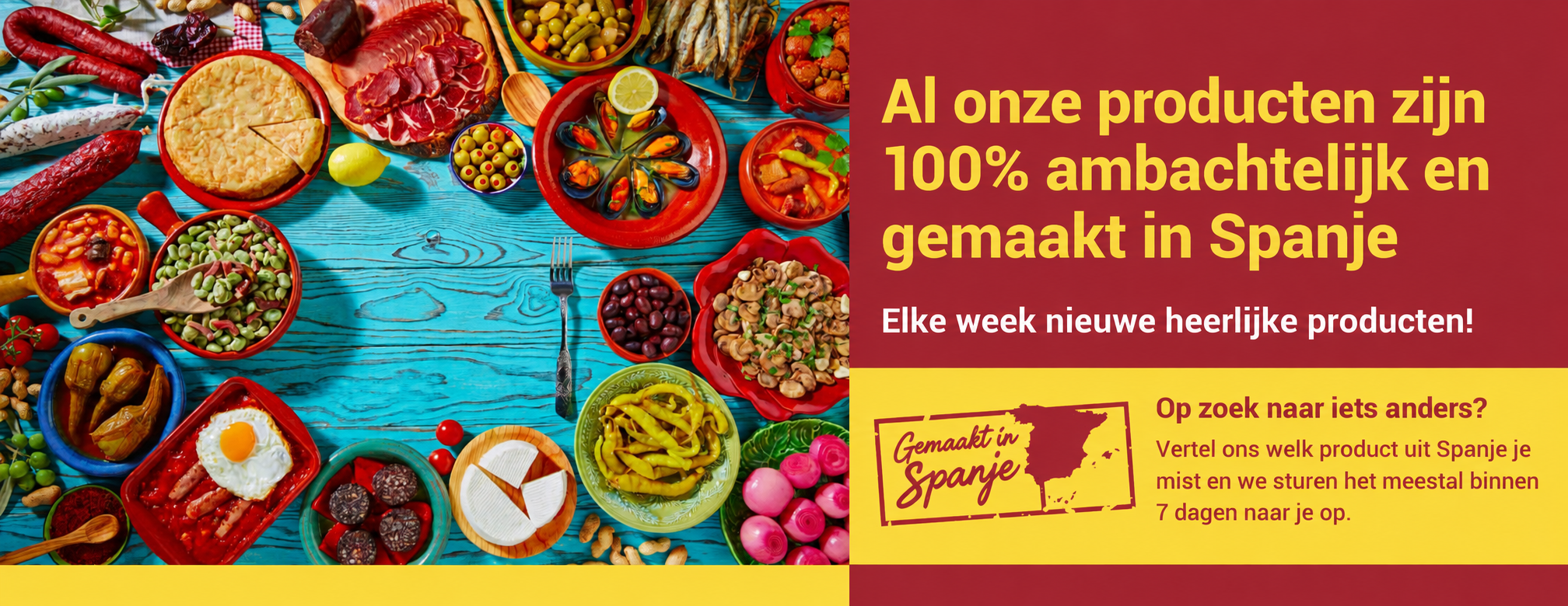 Spanish Club: 100% ambachtelijke producten, gemaakt in Spanje.