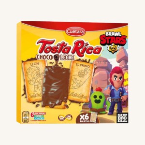 Tosta Rica Choco Leche (milk chocolate cookies), box 210g