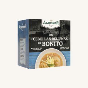 Cebollas rellenas de bonito (uien gevuld met witte witte tonijn), uit Asturië