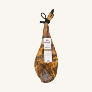 Eikelgevoerde 100% Ibérico schouderham (Paleta), black label - Pata negra, uit Jabugo, Andalusië, volbeen