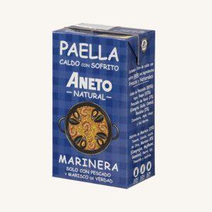 Kookbasis voor paella met zeevruchten (caldo con sofrito para paella marinera), tetra brik
