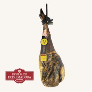 Blázquez Eikelgevoerde 100% Ibérico schouderham, blacklabel Pata Negra, DO Dehesa de Extremadura, hele been
