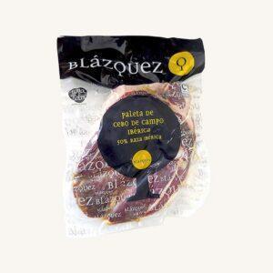 Ibérico zonder been 50% de cebo de campo schouderham (Paleta) Groen label - uit Guijuelo, Salamanca
