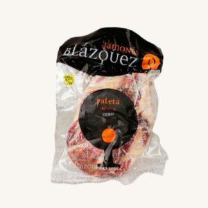 Ibérico zonder bot 50% de cebo de granja schouderham (Paleta) White label - uit Guijuelo, Salamanca