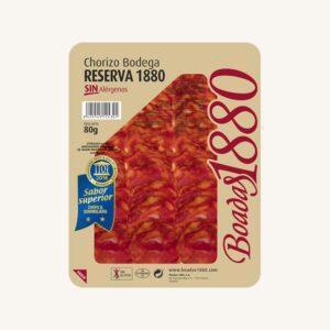 Chorizo bodega Reserva 1880 Extra, voorgesneden