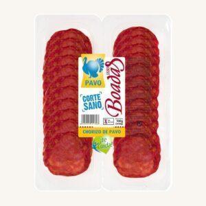 Extra kalkoenchorizo, voorgesneden