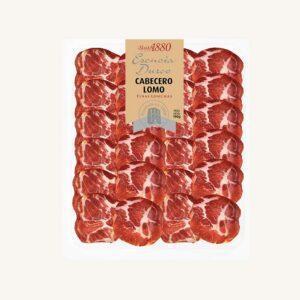 Lomo cabecero (gezouten kopneklende), 50% Duroc-ras, voorgesneden