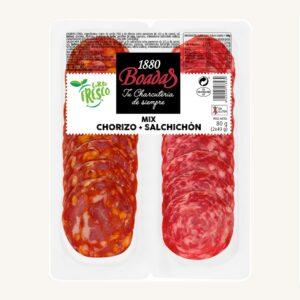Mix van Chorizo + Salchichón, voorgesneden