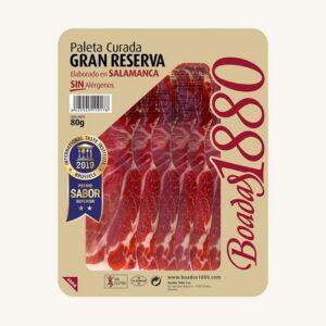 Serrano schouderham (paleta) Gran Reserva, uit Salamanca, voorgesneden