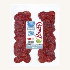 Kalkoen Longaniza extra, voorgesneden
