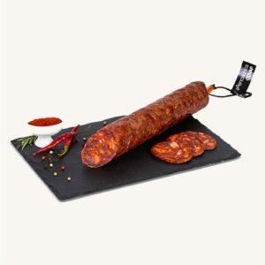 Chorizo van eikelgevoerde Ibérico-runderen, droog en ongezouten, uit Andalusië, stuk