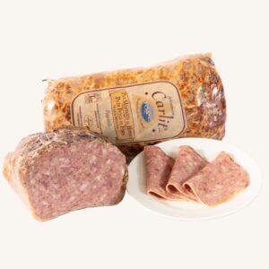 Pan Montañés al Horno (gebakken varkensleverbrood), uit La Cerdanya (Girona), ministukje