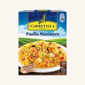 Paella met zeevruchten (marinara), klaar om te eten in 2 minuten, 1 portieschaal