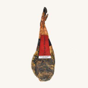 50% Ibérico schouderham (Paleta) de cebo, white label, 24-30 maanden rijping, uit Guijuelo, Salamanca