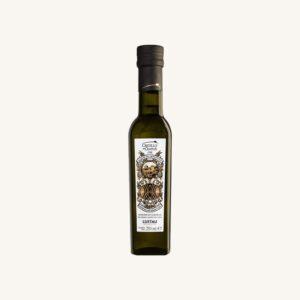 Extra vierge olijfolie met Amontillado-do, gerijpt in sherryvaten uit Jerez, type Arbequina, fles.