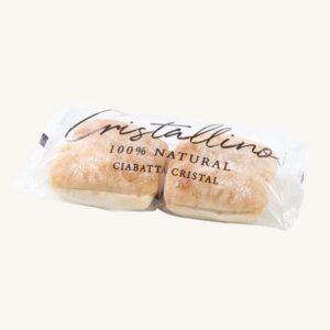 Ciabatta kristalbrood (ciabatta de cristal) 2 stuks
