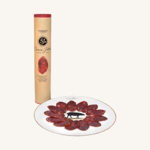 Media caña de Presa pata negra (schouderstuk van eikelgevoerd varken) 100% Ibérico, half stuk