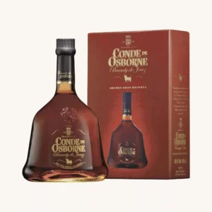 Conde de Osborne Brandy de Jerez, Solera Gran Reserva, 10 jaar rijping, uit Andalusië, fles