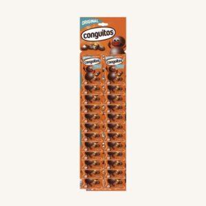 Conguitos Original, met pure chocolade omhulde pinda's (cacahuetes recubiertos de chocolade negro), arsenaal met zakjes van 24x18g
