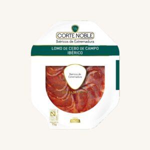 Lomo (gezouten lendestuk) 50% Ibérico de cebo de campo - traditioneel uit Extremadura, voorgesneden