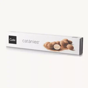 Catànies / Catanias (gekarameliseerde amandelen omhuld met praline), Origineel, uit Barcelona, doos 250 g