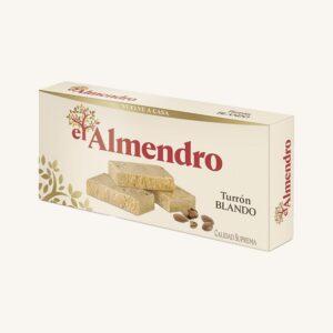 El Almendro Traditionele Romige Zachte Amandel Nougat (Turrón Blando), doos 250g