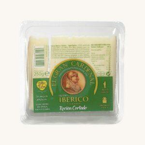 Iberische kaas, gerijpt met gemengde melk, 4-6 maanden gerijpt, voorgesneden.