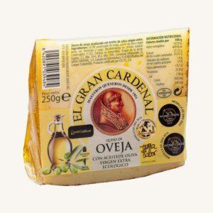 Schapenkaas gerijpt met extra vierge biologische olijfolie, stuk.