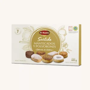 El Santo Diverse Spaanse lekkernijen (Surtido de mantecados y polvorones de Estepa), middelgrote doos