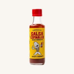 Aperitiefsaus Espinaler, uit Barcelona, miniatuurflesje.