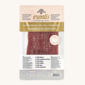Longaniza van kalkoen (100%), uit Catalonië, voorgesneden