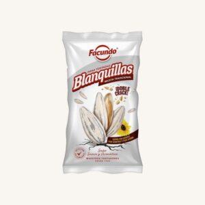 Pipas Blanquillas, geroosterde zonnebloempitten, superkrokant, middelgrote zak