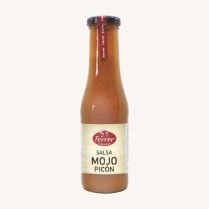 Mojo Picón-saus (salsa), traditioneel van de Canarische Eilanden, fles
