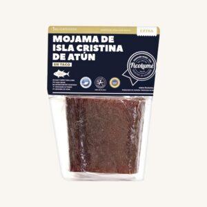 Mojama de atún (gezouten tonijnlende) Extra, IGP Mojama de Isla Cristina, taco