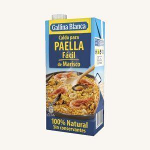 Kookbasis voor Easy Seafood Paella (caldo para Paella Fácil de marisco), tetra brik