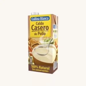 100% natuurlijke zelfgemaakte kippenbouillon (caldo casero de pollo), tetra brik 1L