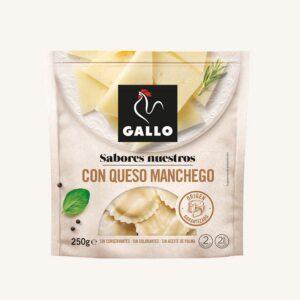Verse eierpasta gevuld met Manchego-kaas, uit Barcelona.