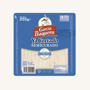 Halfgerijpte kaas van gemengde melk, voorgesneden.