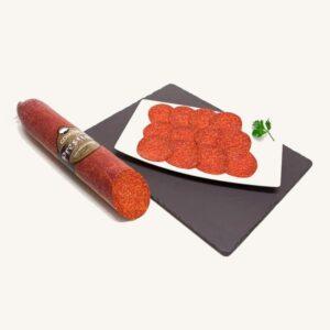 Chorizo de Pamplona extra, uit Navarra, halfstuk