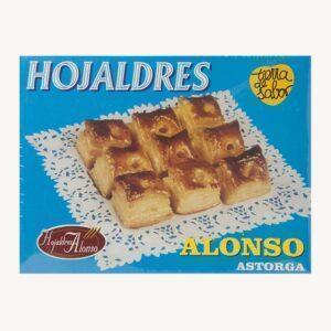 Hojaldres de Astorga (bladerdeeggebakjes), uit León, doos met 20 stuks