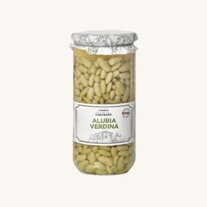 Alubias verdina (bonen), gekookt (cocida), uit Madrid, pot