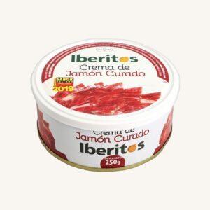Crema de Jamón curado (gezouten Serranohamcrème), uit Extremadura, blik