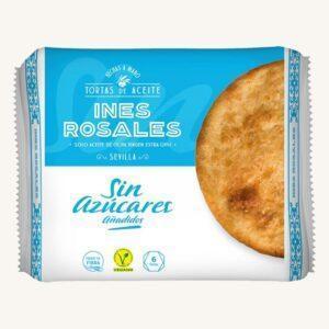 Suikervrije olijfolietorta, handgemaakt, uit Sevilla, verpakking van 6 stuks