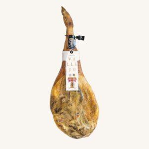 Jamón (ham) de Trevelez (IGP), uit Granada, 24-30 maanden rijping, hele poot