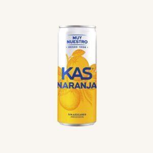 KAS Naranja Zero, sinaasappellimonade zonder toegevoegde suikers, blik