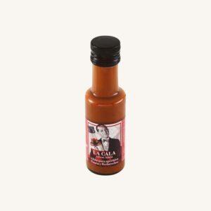Speciale saus voor aardappelchips en kokkels, uit Barcelona, fles