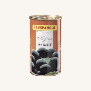 Zwarte olijven zonder pit (aceitunas negras con hueso), blik