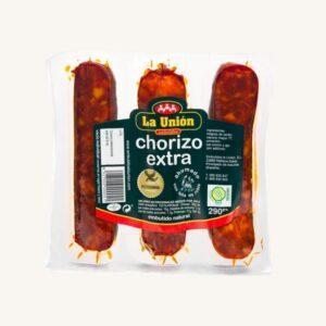 Chorizo Asturiano Extra, gerookt met eikenhout, uit Asturië, 3 stuks