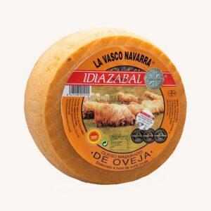 Idiazabal DOP gerookte, gerijpte schapenkaas, wiel